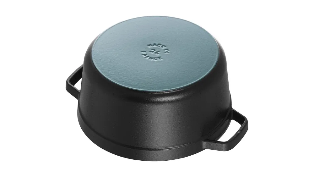Staub Ronde stoofpot 30 cm Zwart