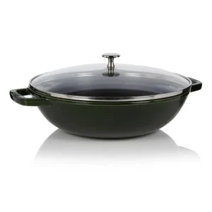 Staub Wok 30 cm - zwart