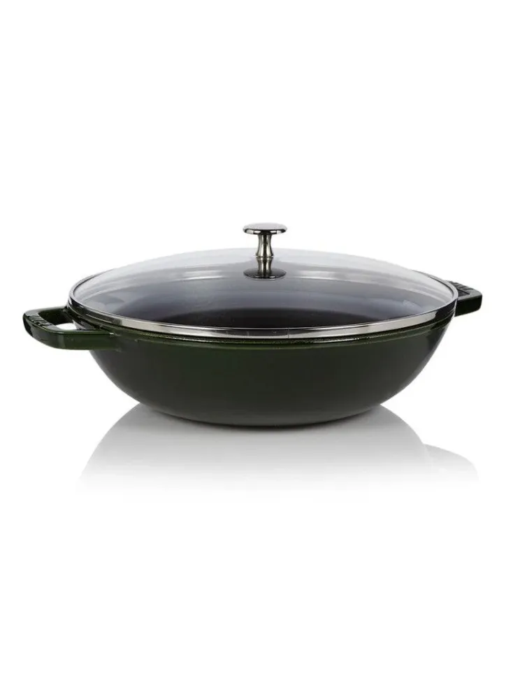 Staub Wok 30 cm - zwart