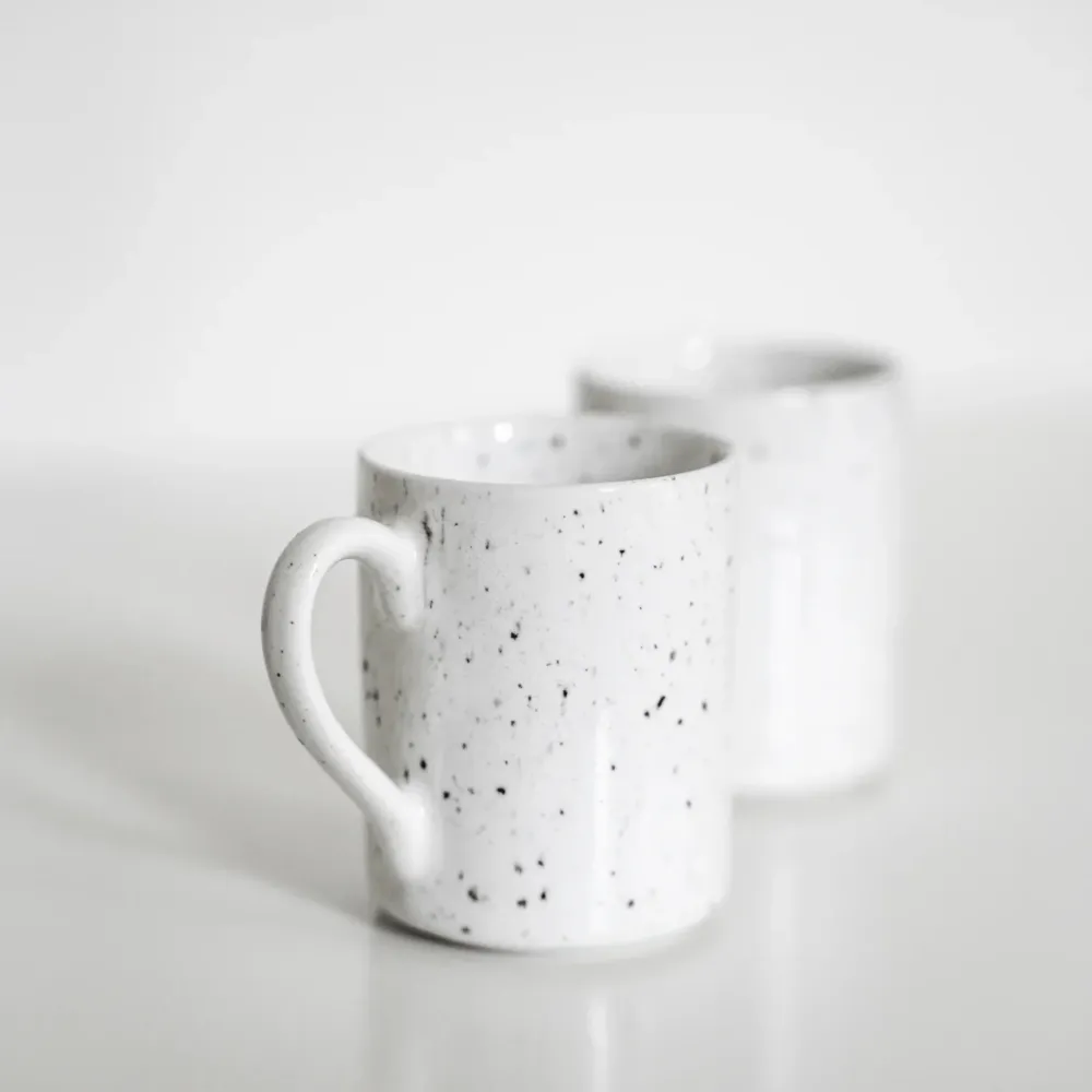 Stock Antwerpen Espresso kop Wit Spikkel