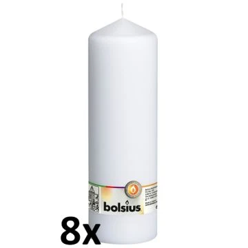 Stompkaars 78x250 wit 8 stuks -