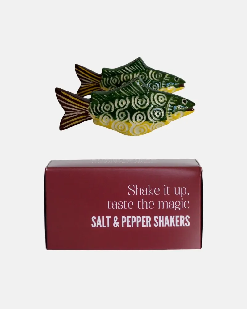 Studio Noticed Salt & Pepper Shakers Fish