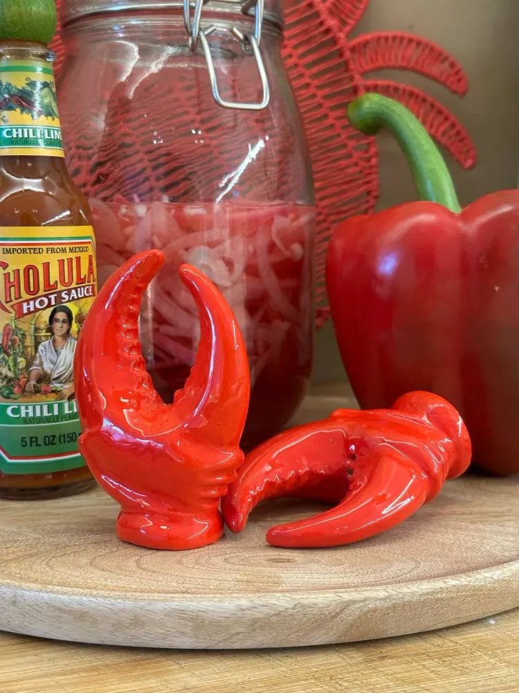 Studio Noticed Salt & Pepper Shakers Lobster legs