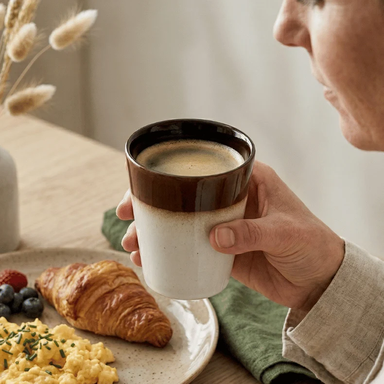 Studio Tavola Cappuccinokopjes - Koffiebekers - Earth 310 ml - 6 stuks