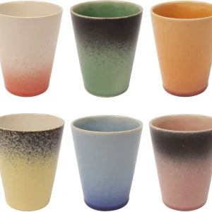Studio Tavola Cappuccinokopjes - Koffiebekers - Fire - 310 ml - 6 stuks
