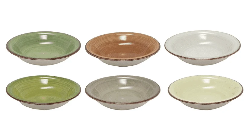 Studio Tavola Diepe Borden / Pastaborden Deep Forest ø 21 cm - 6 stuks