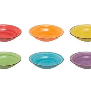 Studio Tavola Diepe Borden / Pastaborden Sunny Summer ø 21 cm - 6 stuks