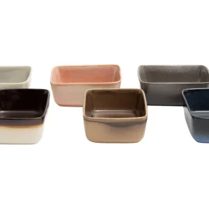 Studio Tavola Dipschaaltjes Earth 10 x 8 cm - 6 stuks