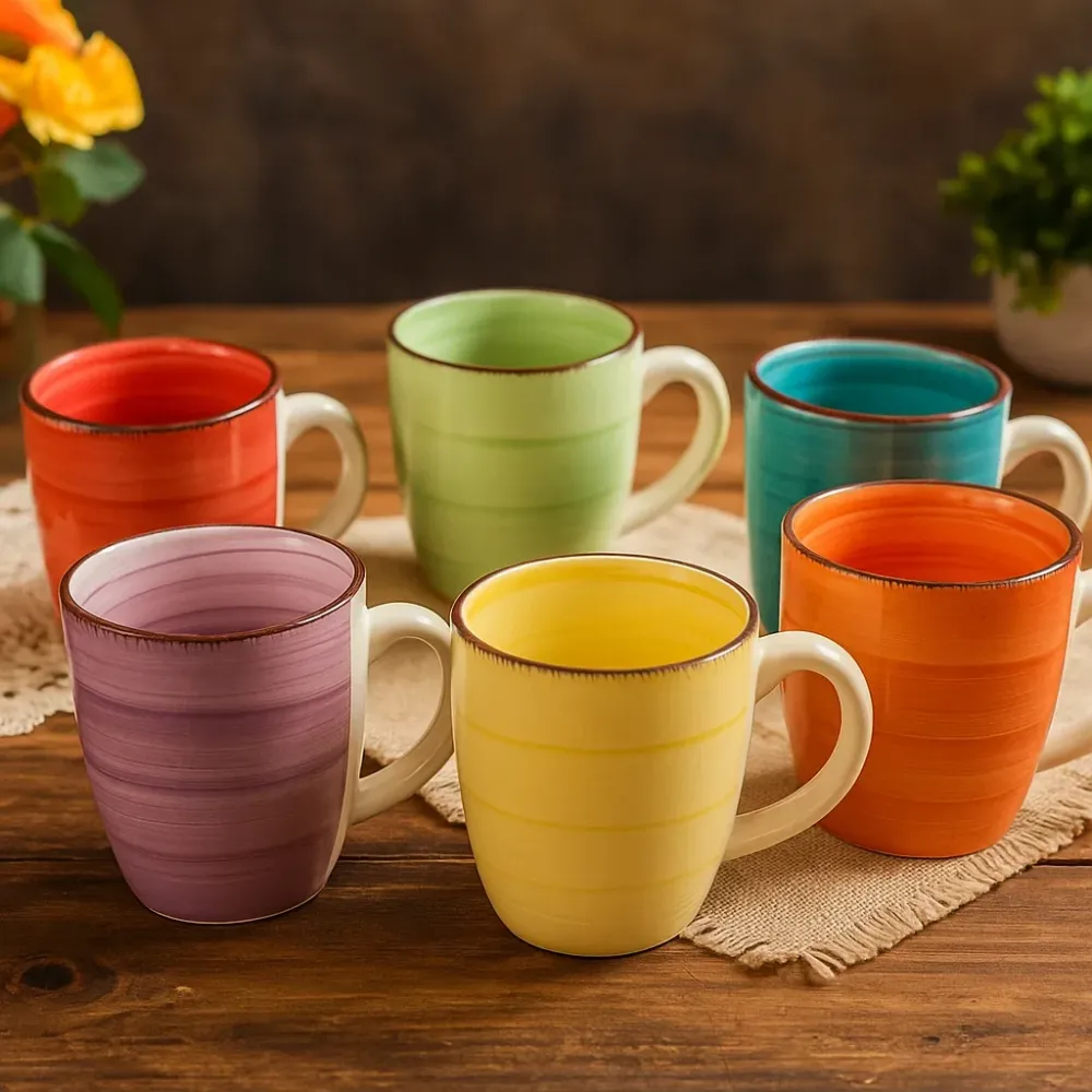 Studio Tavola Mokken Sunny Summer 350 ml - 6 stuks