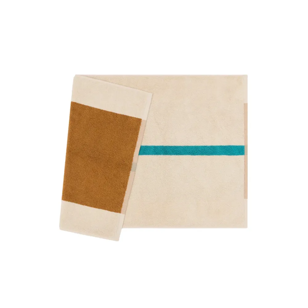 Suite 702 Badmat Toffee Turquoise 50/80