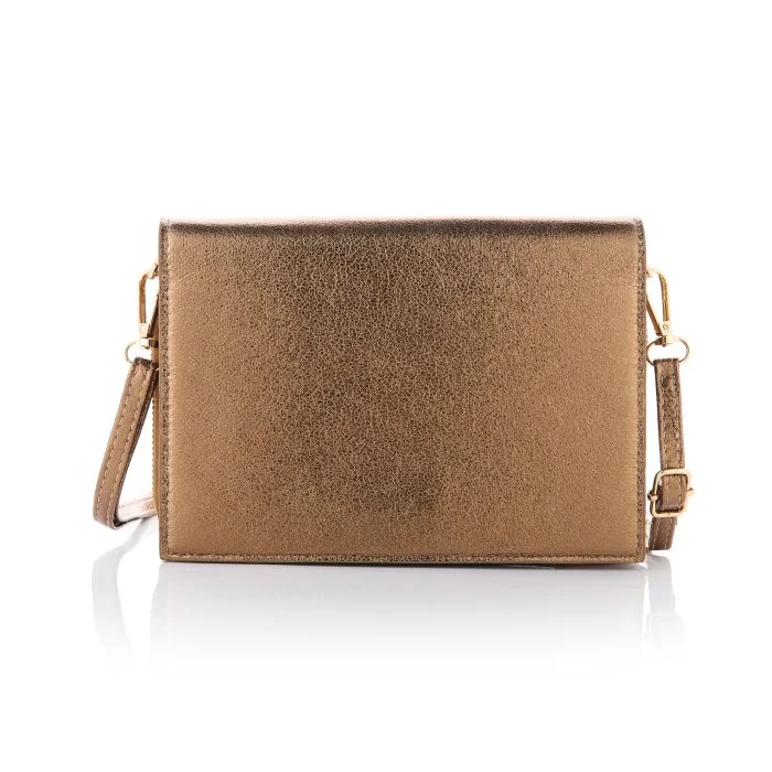 Handtas glitter bruin Sunset Fashion
