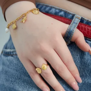 Ring Beach Vibe goud Sunset Fashion