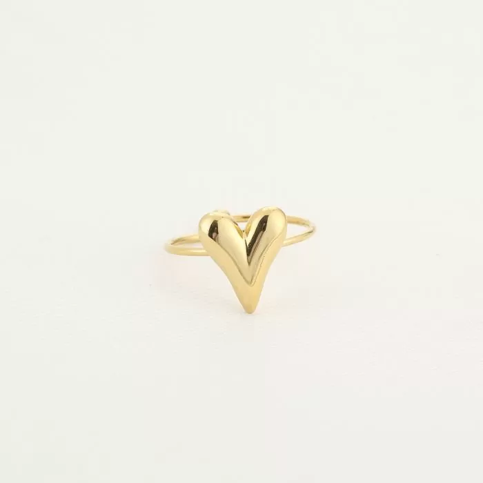 Ring Hollow Heart goud Sunset Fashion