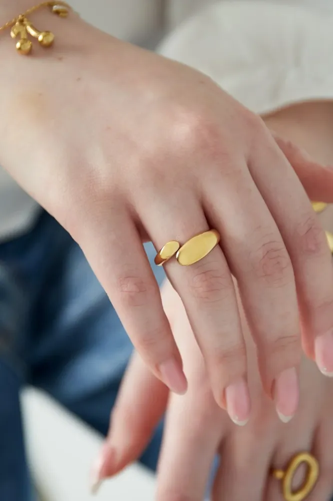 Ring Simple goud Sunset Fashion