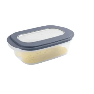 Sunware Sigma Home Kaasdoos met tray 2 liter transparant/blauw 26,5x17,2x10,5cm