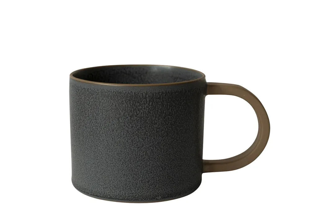 Table Joy Jaakko Mugs Donkergrijs (Bruin oor) Grijs Aardewerk