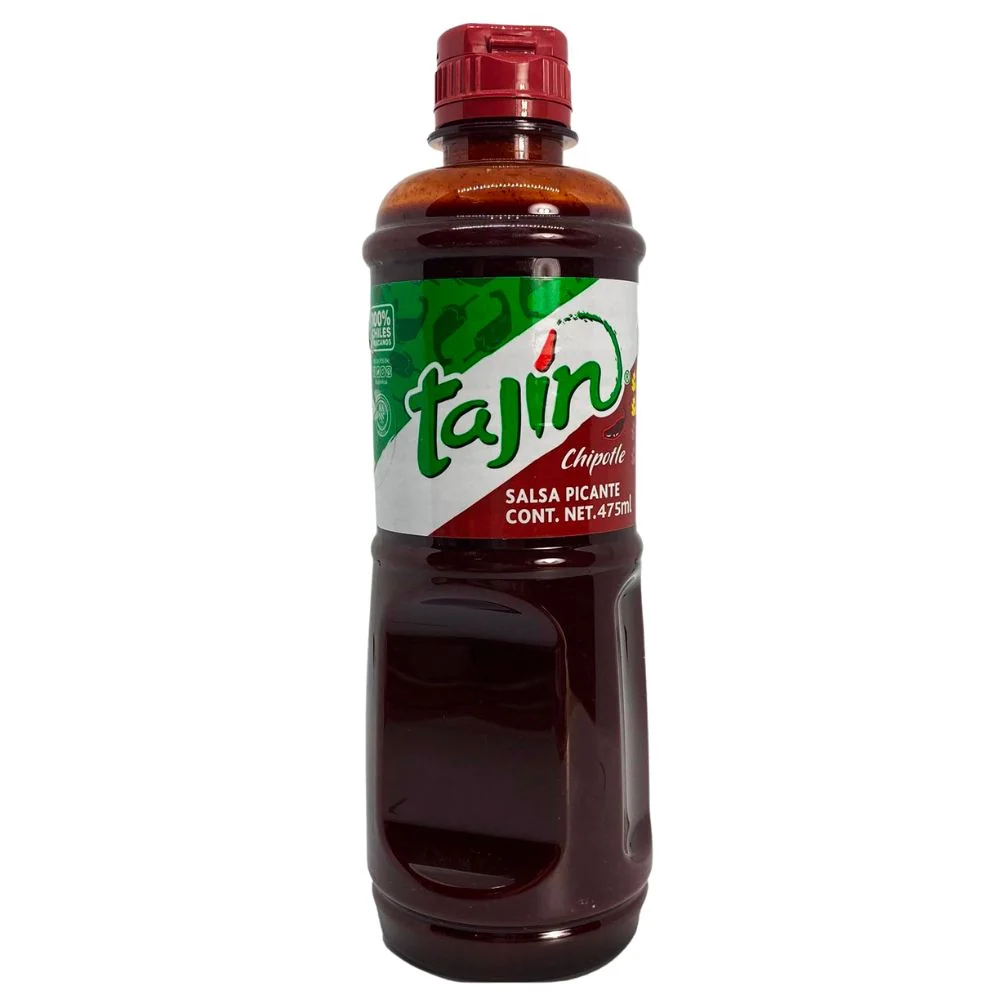 Tajin Salsa Picante Chipoltle Adobado, pittige saus met chipotle smaak van 475ml