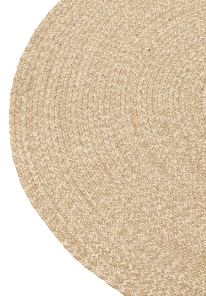 Tapijt Miami Outdoor Poly Natuurlijk/Wit Klein