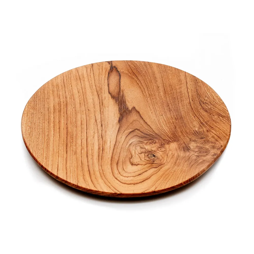 De Teak Root Rond Bord - L
