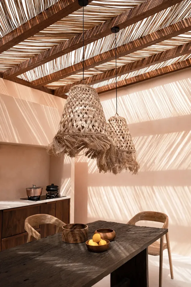 De Teak Root Snack Kom - M