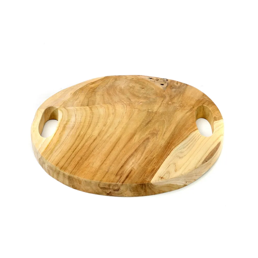 De Teak Root Snijplank - M