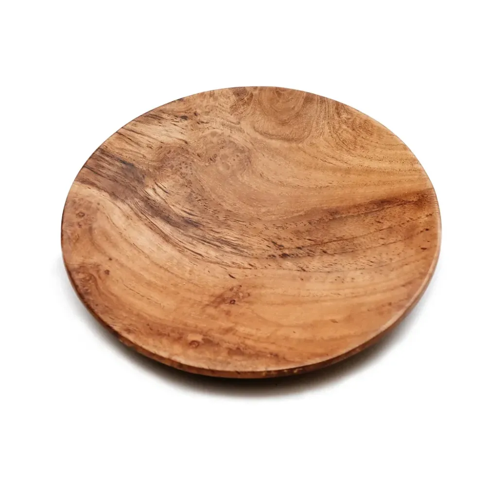 Teakwortel Rond Bord - M