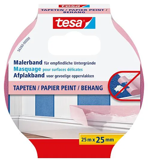 TESA AFPLAKBAND PRECIES SENSITIVE ROZE 25X25