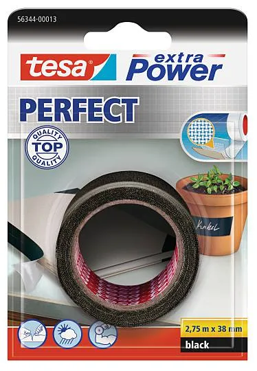 TESA EXTRA POWER PERFECT 2,75X38 ZWART WIT