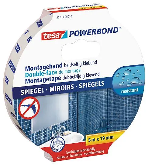 TESA MONTAGE TAPE SPIEGEL 5MX19M