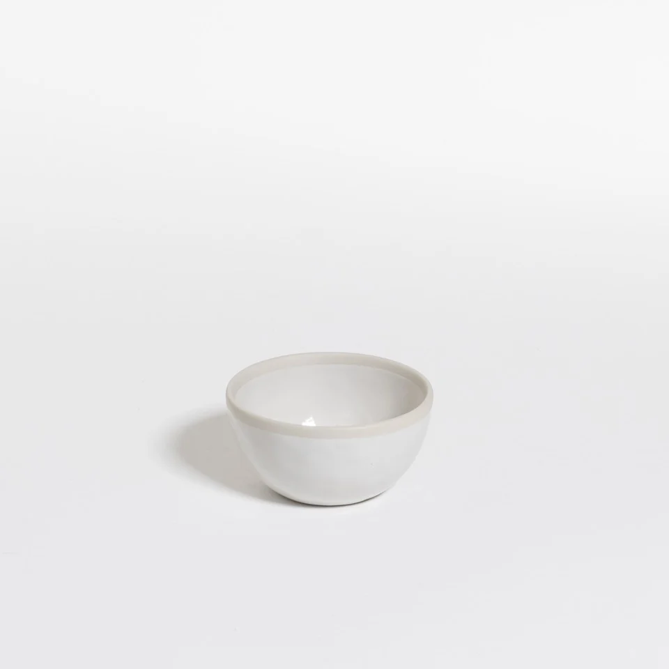 Table Atelier Kom 10 cm Set van 2 Milk