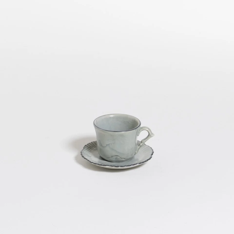 Table Attic Espresso Kop en Schotel 45 ml Broccoli