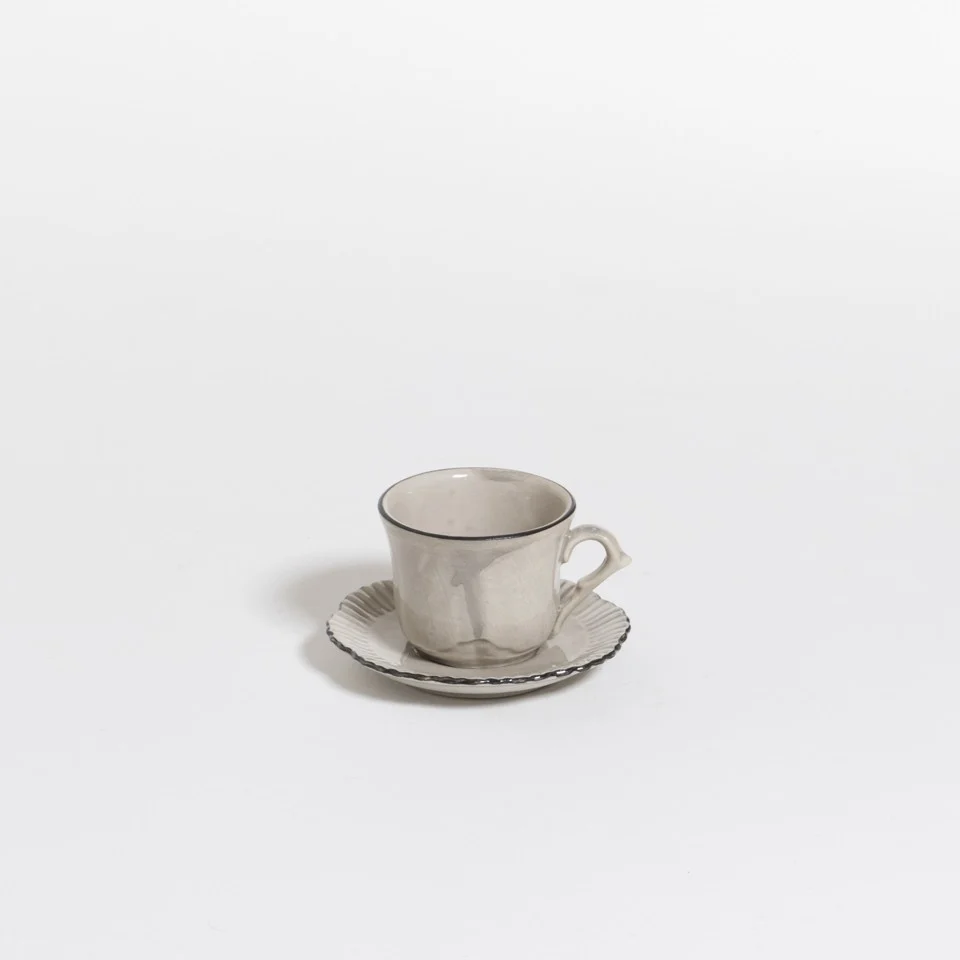 Table Attic Espresso Kop en Schotel 45 ml Oyster