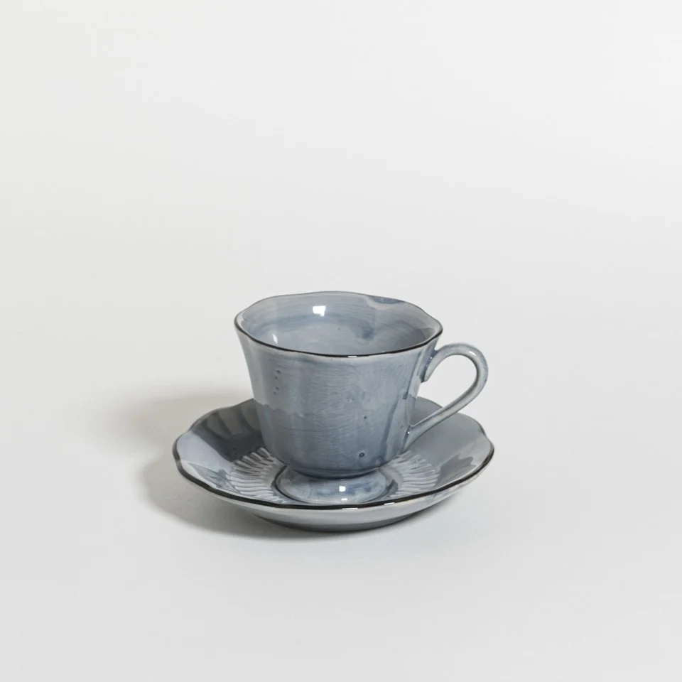 Table Attic Kop en Schotel 140 ml Cornflower