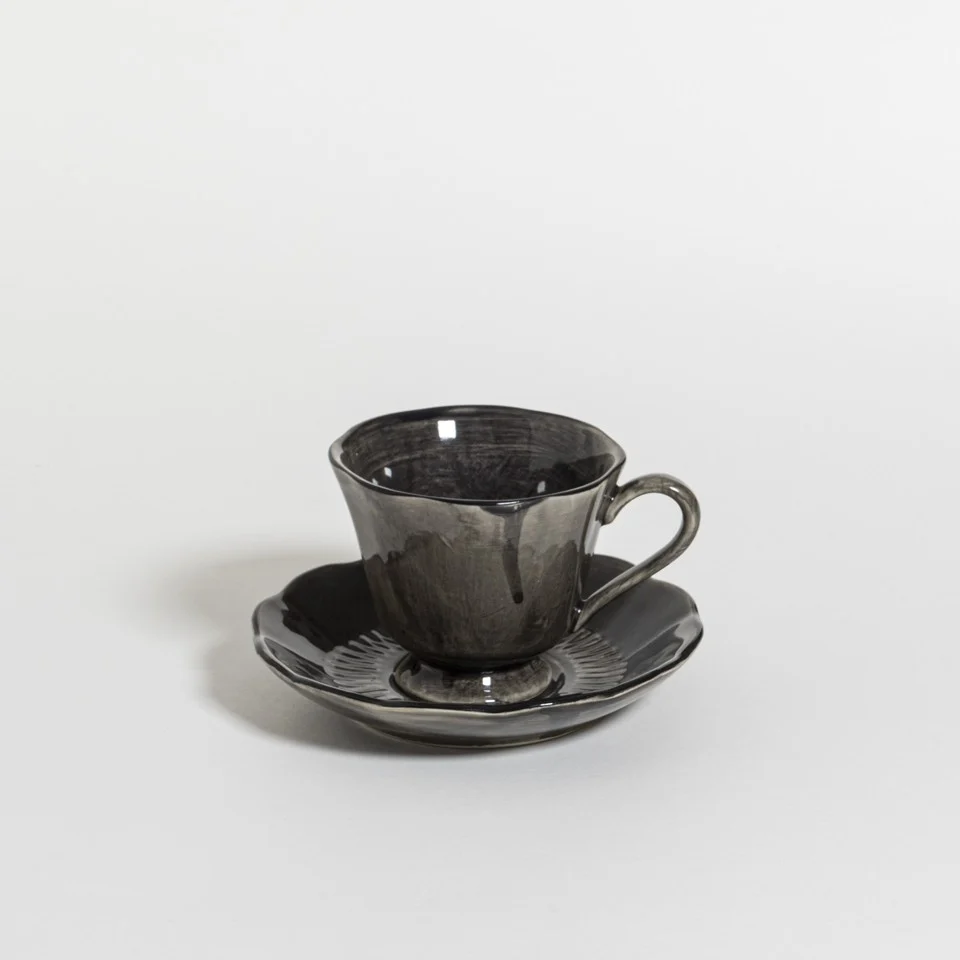 Table Attic Kop en Schotel 140 ml Liquorice