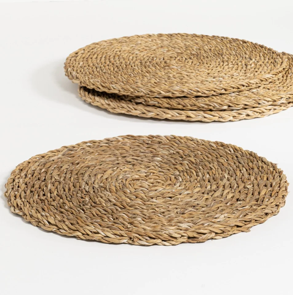 Table Weave Placemats Set van 4 Wheat