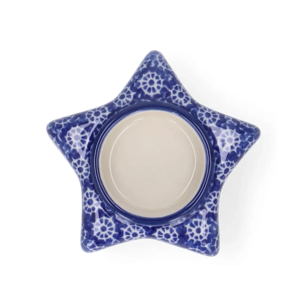 Theelichthouder Ster - Lace