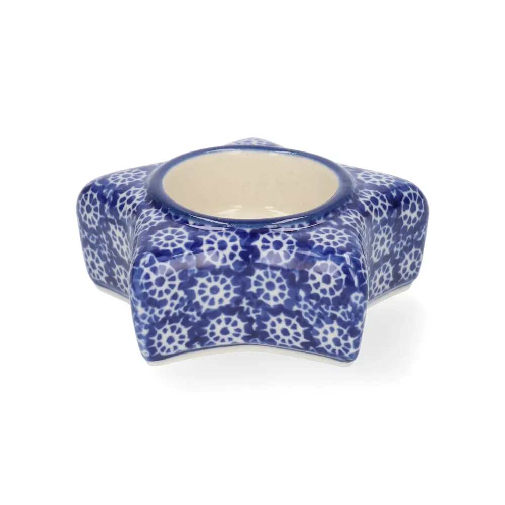 Theelichthouder Ster - Lace