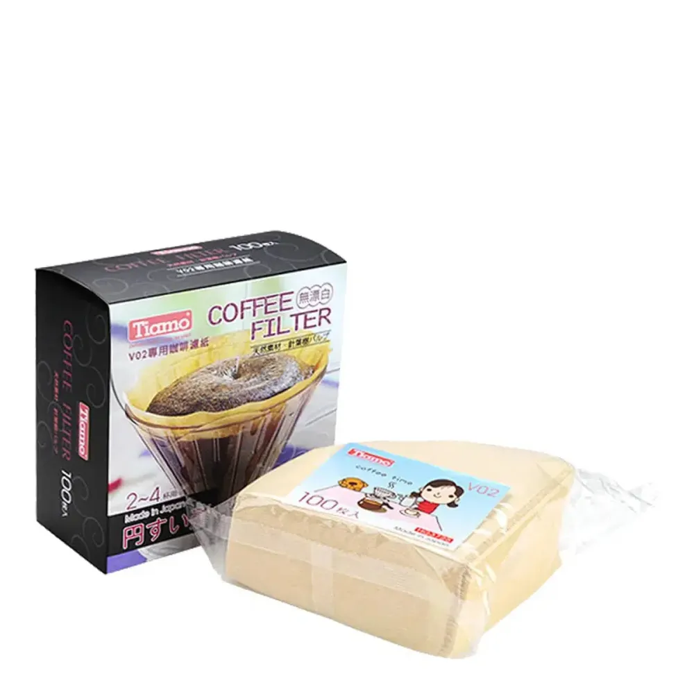 Tiamo V02 oblekt filterpapier - 100 pak