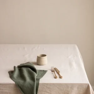 Groene 100% Linnen servet Timeless Linen