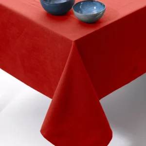 Tint Basic Uni Tafelkleed 150X250cm Chili chili 100 % katoen
