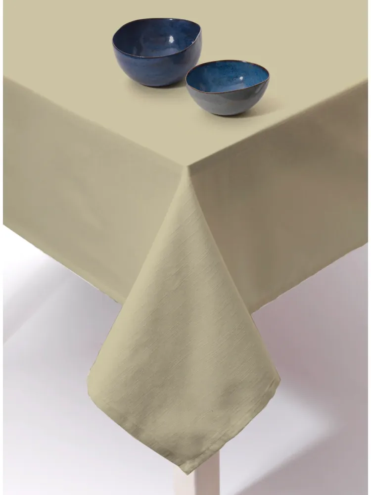 Tint Basic Uni Tafelkleed 170X350 Cobblestone cobblestone 100 % katoen