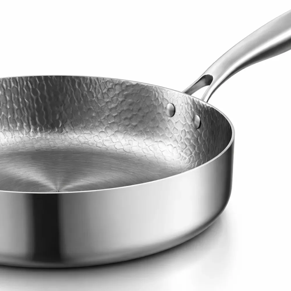 Titanium Kookpannenset - Gehamerd Design voor Alle Warmtebronnen