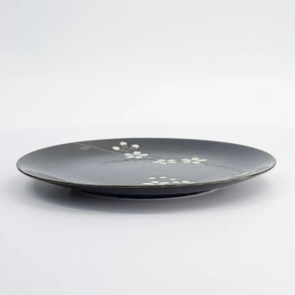 Tokyo Design Sakura bord cobalt blauw 23.5 cm Tokyo Design Studio