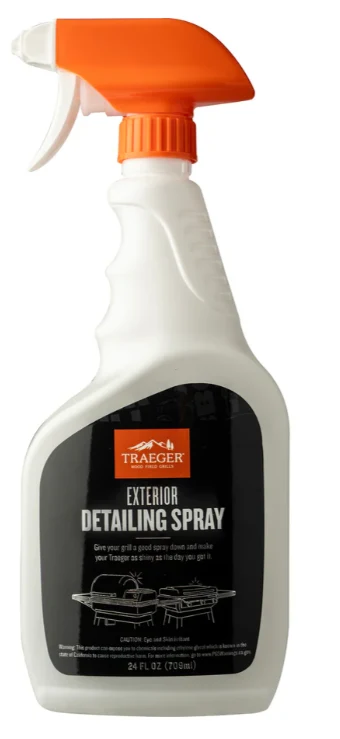 Traeger Wood Fired Grills - Grill exterior detailing spray