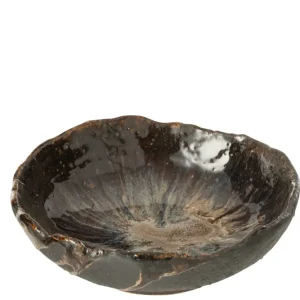 Tray Decoratieve Naga Keramiek Bruin/Zwart Medium