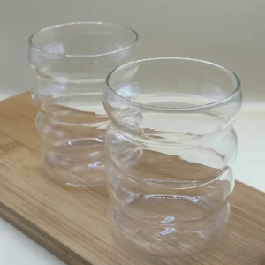 Trendy Glazen Bubble Model – 300 ml (Set van 2)