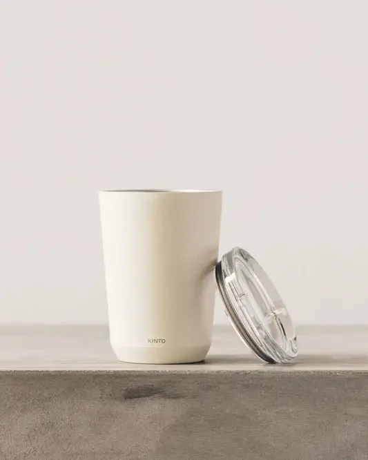 To Go Tumbler wit 350ml - Kinto