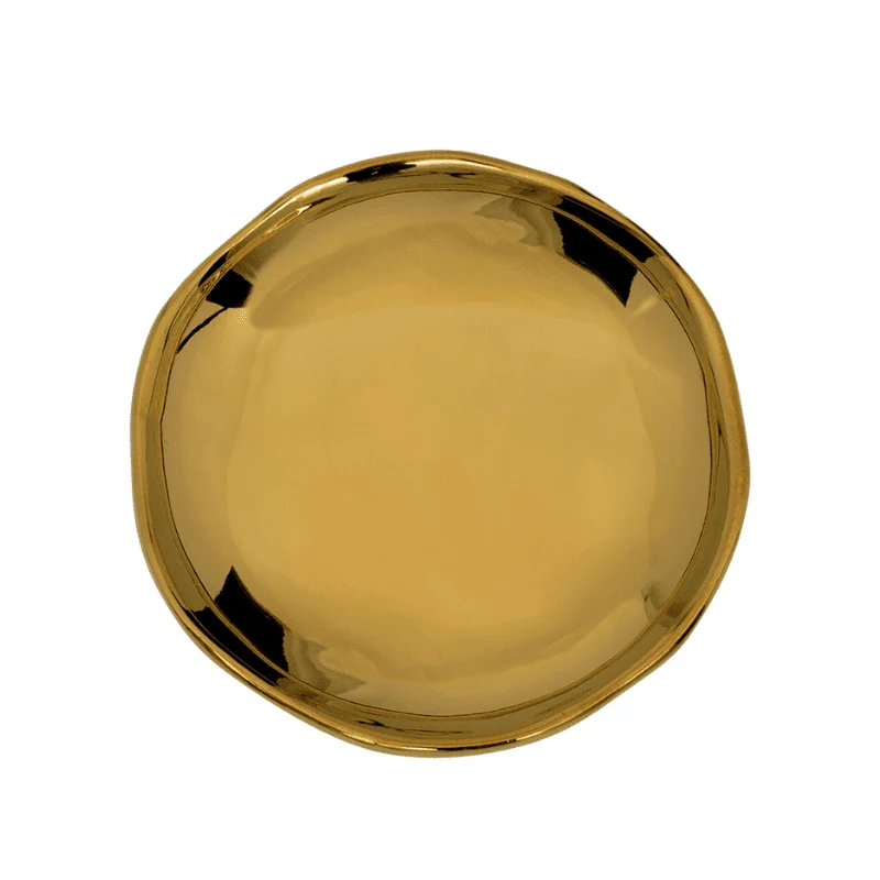 Urban Nature Culture - Good Morning - Bord - Gold - Ø9 cm