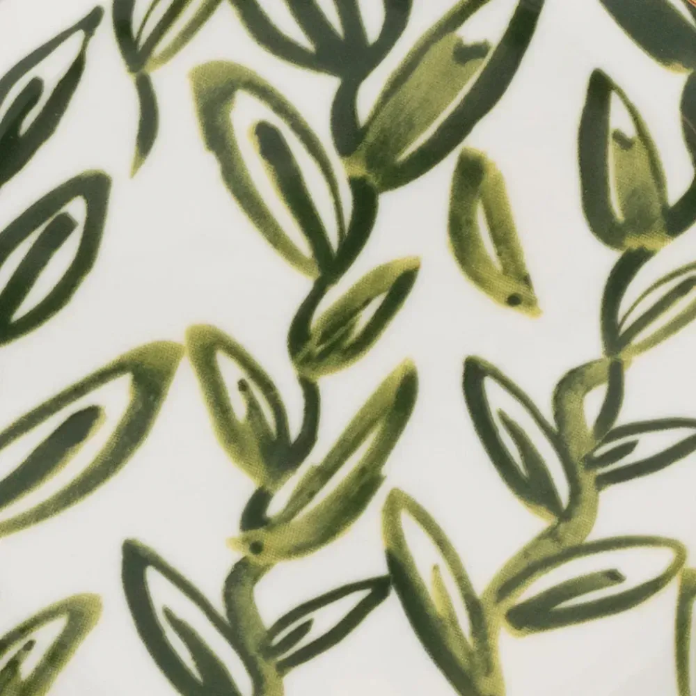 Urban Nature Culture Good Morning bord Leaves - Evergreen Sprig - 17x1cm