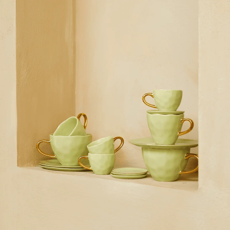 Urban Nature Culture - Good Morning - Bord - Pale Green - Ø9 cm